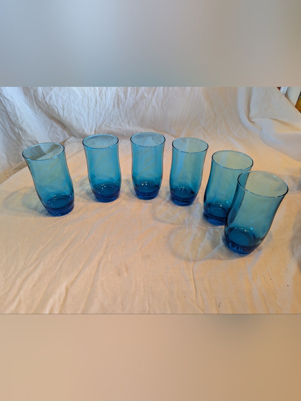 RESERVE Vintage Blue Glass Tumbler Set